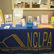 The NCLPA's display table.